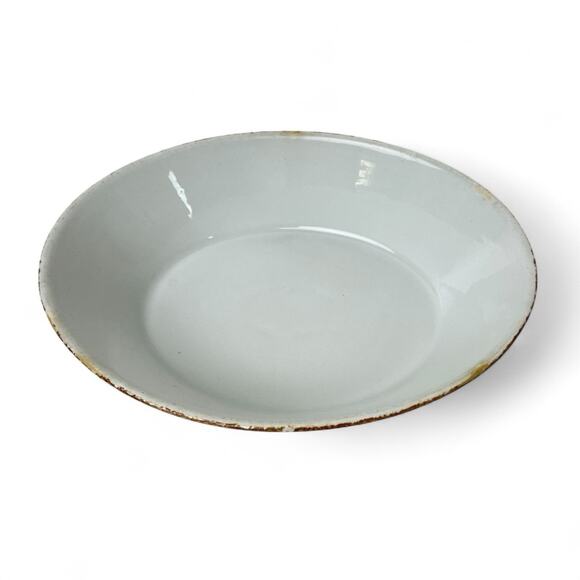 Arabia Finland Oval Serving Bowl Spongeware Brown Oven Baking Dish Vintage - Picture 2 of 9